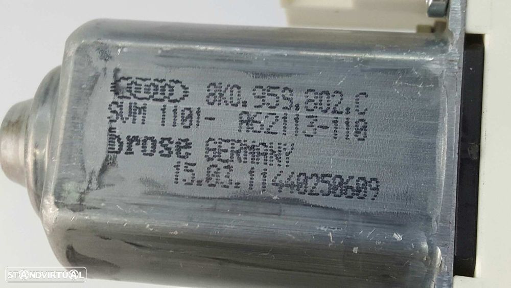 MOTOR ELEVADOR FRENTE DIREITO AUDI A1 (8X) AMBITION - 3