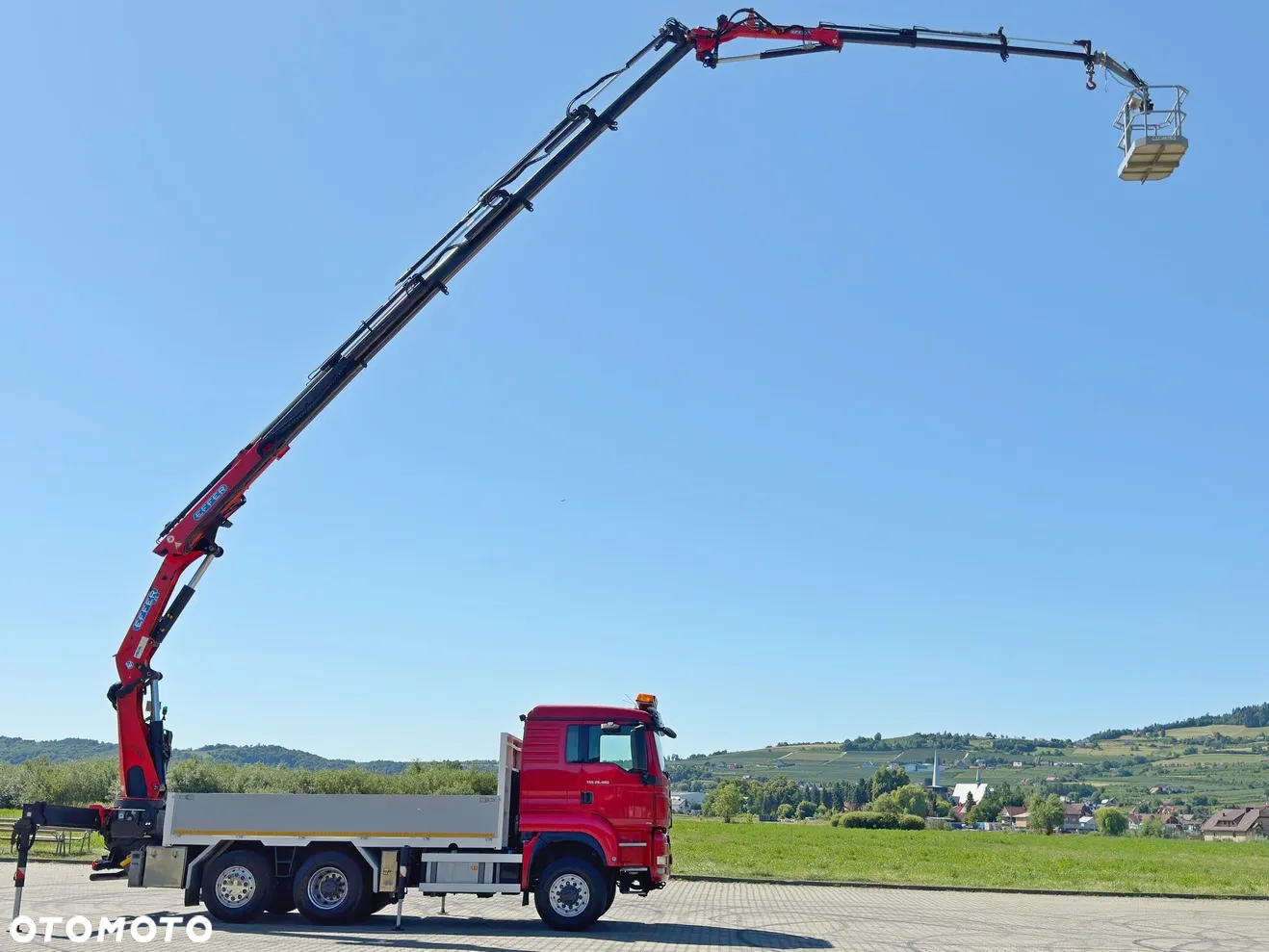 MAN TGS 28.480 * SKRZYNIA 5,00 m * EFFER 255/5S + JIB 3S + PILOT * 6x4 * STAN BDB - 5