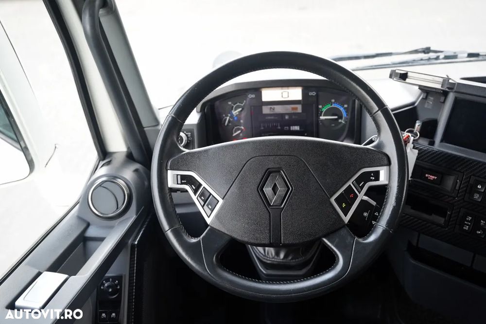 Renault T HIGH 440 DTI 13 / 6X2 / 9.5 M CORTINĂ / I-PARK COOL / PUNTE RELAXABILĂ / PODEA REZISTENTĂ / JANTE DIN ALIAJ / DHOLLANDIA LIFT / - 32