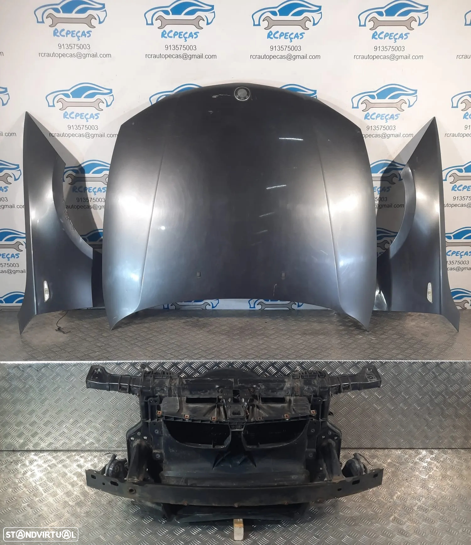 FRENTE COMPLETA BMW SERIE 1 E87 E81 PRE LCI PRE-LCI CAPOT PARACHOQUES GUARDA-LAMAS OTICAS RADIADOR VENTILADOR FRENTE FIBRA REFORÇO - 23