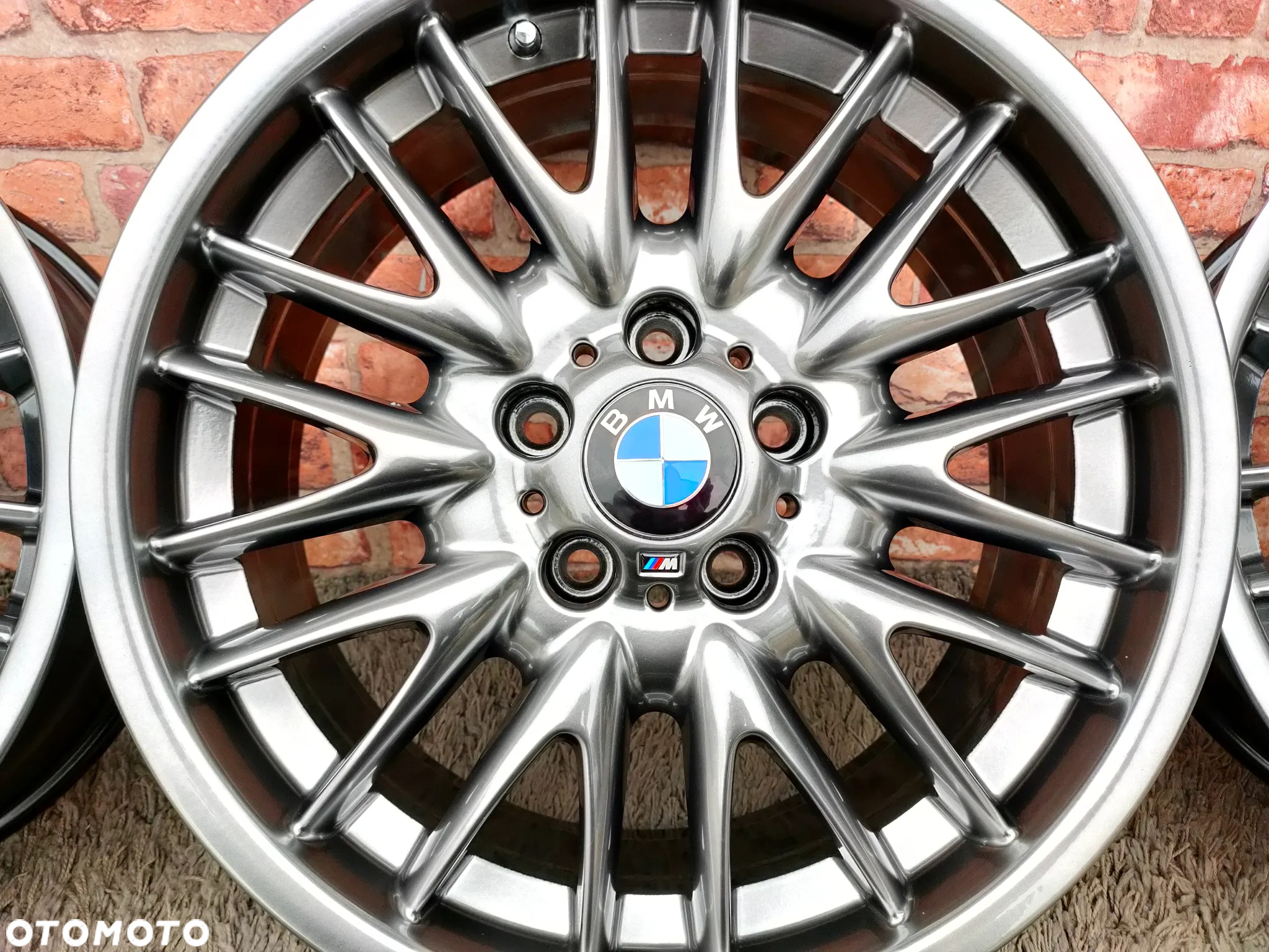 8j 8.5j oryginalne felgi 18 BMW 5x120 M pakiet Styling 72 seria 1 3 E36 E46 E90 Z3 Z4 E81 E87 F20 F30 F32 ET47 ET50 grafit Shadow Chrome - 11