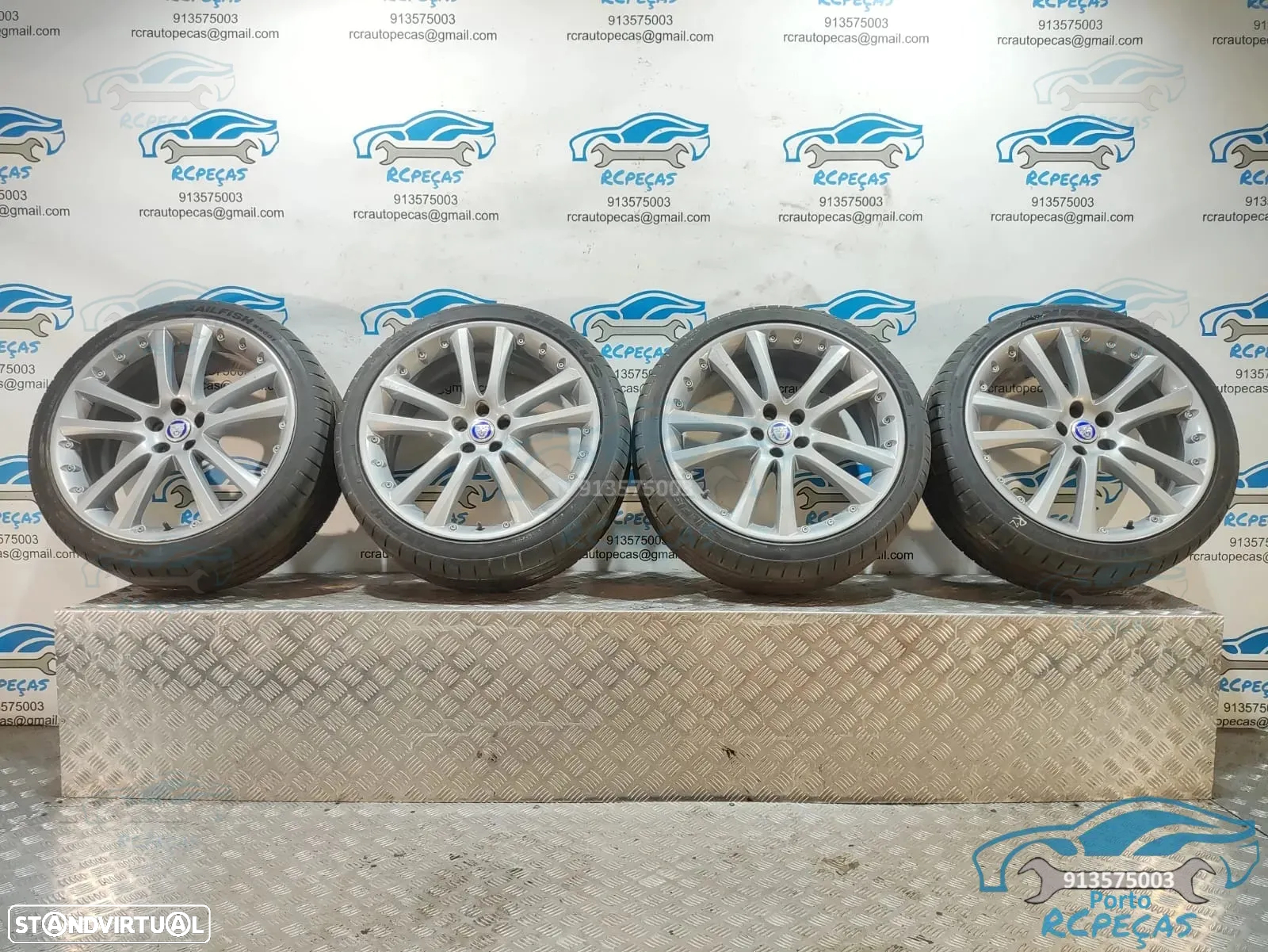 Jantes 20" Jaguar XF - X250 - ORIGINAIS - 8,5J | ET49 | 5x108 - 20 Polegadas | 6W83-1007-EC | 255/35/20 | 255-35-20 - 2