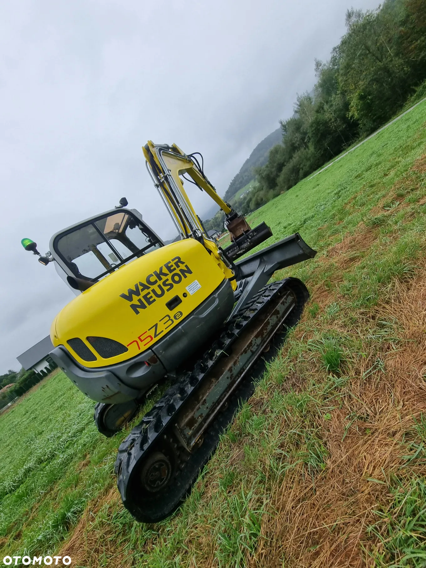 Wacker Neuson 75Z3 Koparka Gąsienicowa 8 ton jak Nowa z Norwegii 2015r Klima 2300mtg  Zero luzów wycieków Serwisowana w Dekra Silnik Yanmar pompa ON - 3