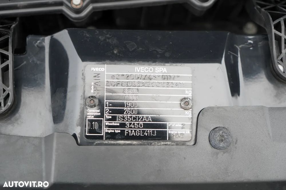 Iveco DAILY 35-140 / BASCULATOR SPATE 3.2 M / DUBLU / MANUAL / 3 LOCURI / - 35