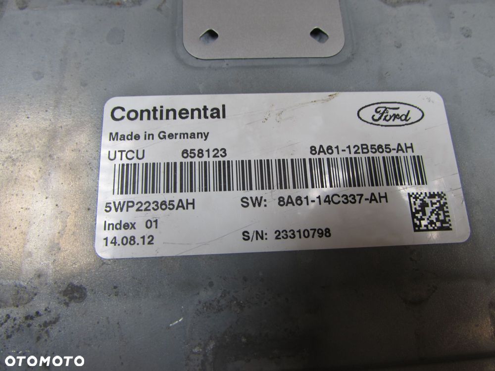 FORD FIESTA FUSION 1.4 B KOMPUTER STEROWNIK 8A61-12B565-AH 5WP22365AH - 6