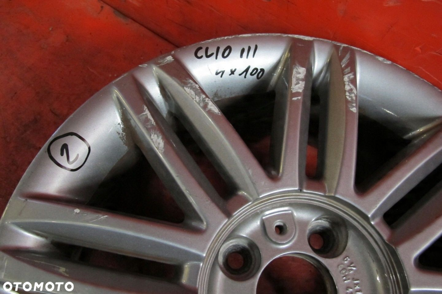 RENAULT CLIO 3 III FELGI ALUMINIOWE 16 4x100 6.5J ET43 KOMPLET - 7