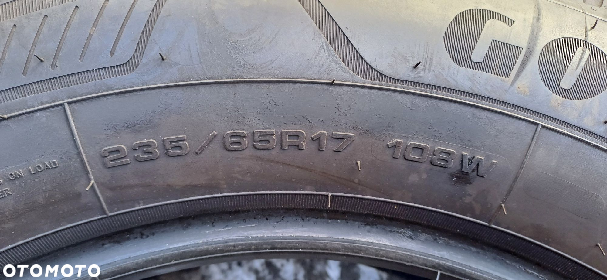 GOODYEAR 235/65R17 108W , pojedyńcza opona wielosezonowa. - 5