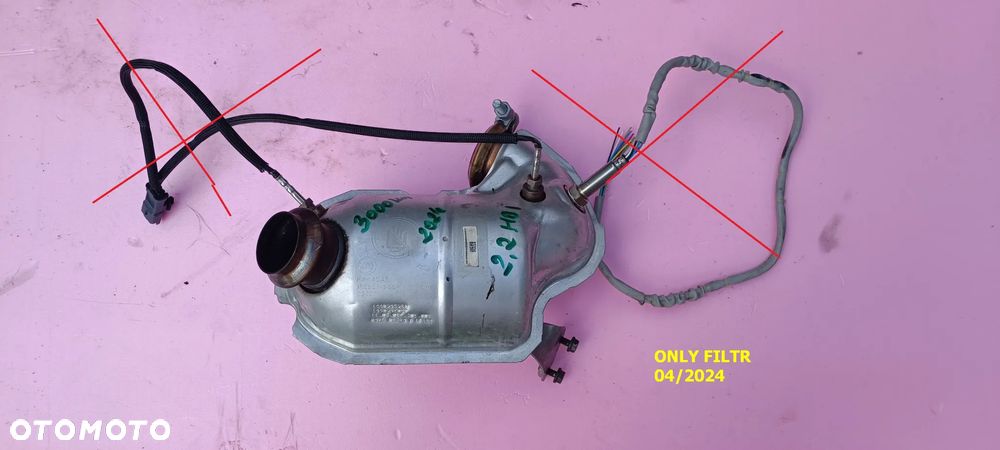 Katalizator DPF 2,2 HDi Euro6 2024r Ducato, Movano, Jumper tylko 3000km
