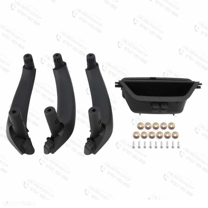 Set 4 manere interior Bmw X3 F25 X4 F26 culoare negru - 2