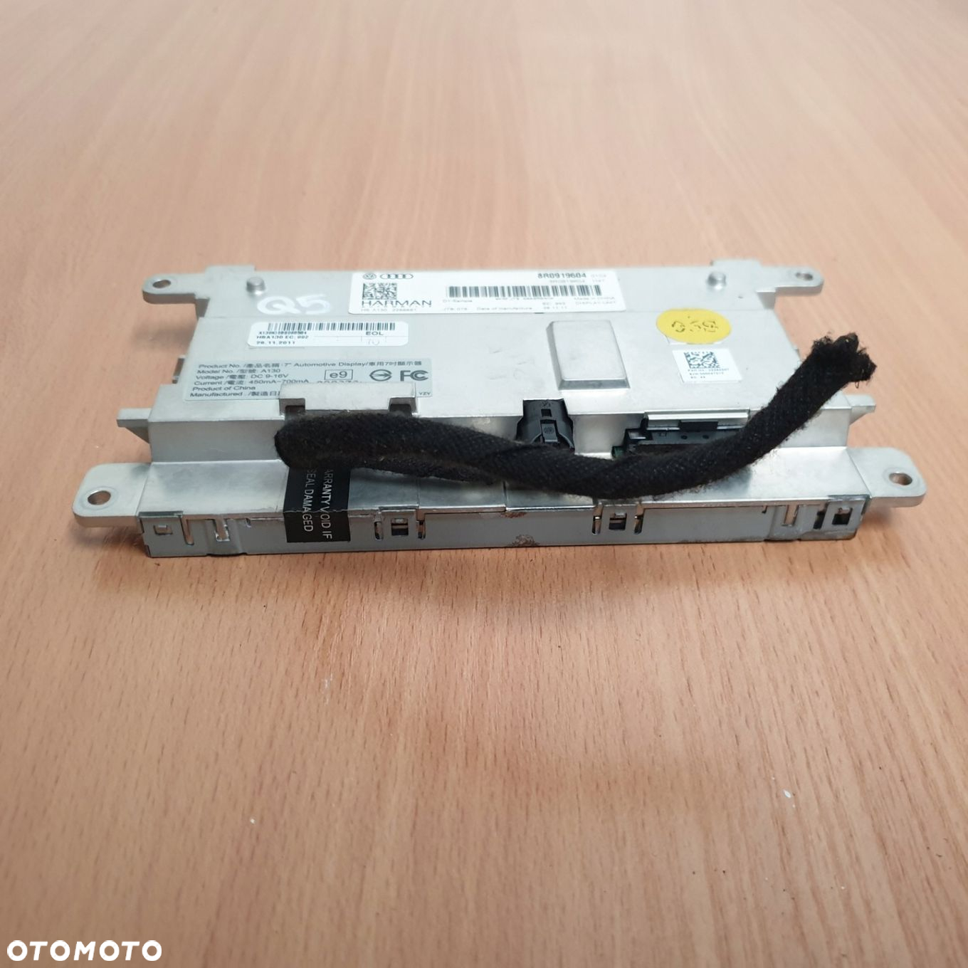 WYŚWIETLACZ MMI 8R0919604 AUDI A4 B8 A5 Q5 - 8
