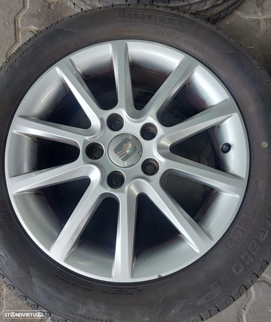Jantes Seat R16 com pneus 205/55 furação 5x112 - 3