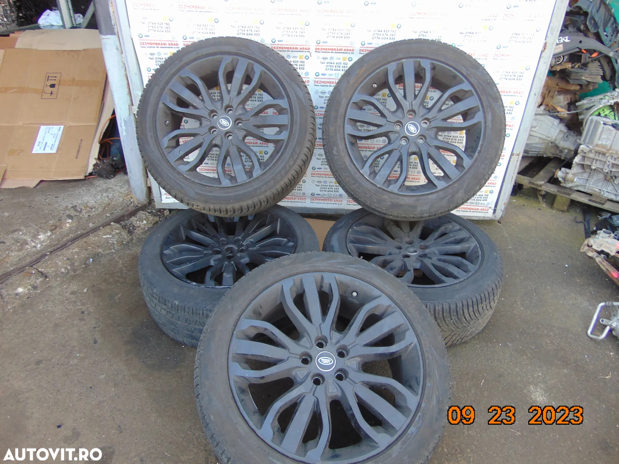 Roata rezerva Range Rover Sport r21 vogue discovery 5 discovery 4 r21 l494 l405 roata rezerva aliaj cu anvelopa - 2