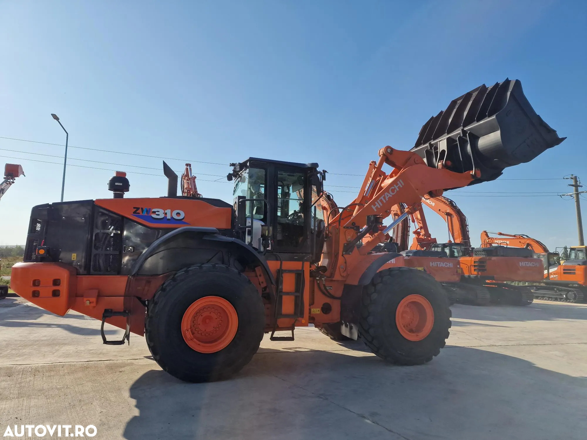 Hitachi ZW310-6, cupa NOUA 5mc, anv MICHELIN 80% ok-99.900 eur+Tva, virare JOYSTICK, gresare automata, camera spate mers masalier, consum 14l/h, produs in Japonia, posibilitate leasing 4 ani-PROMOTIE 99.900 EUR+Tva - 21