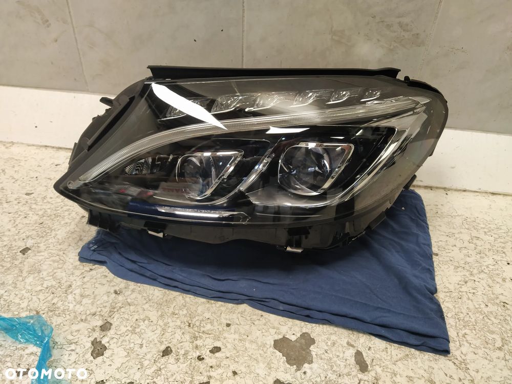 MERCEDES KLASA C W205 205 LAMPA REFLEKTOR PRZÓD PRZEDNIA LEWA FULL LED ORYGINAŁ - 2