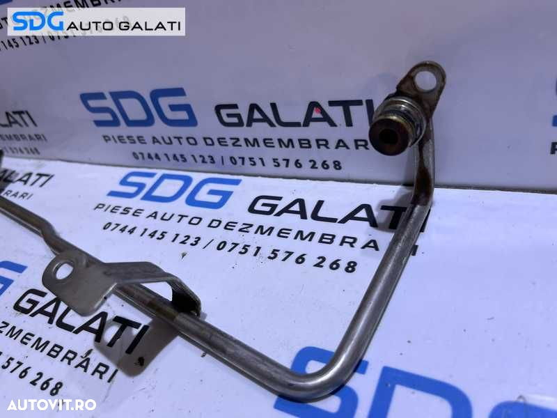 Teava Conducta Apa Turbo Turbina Turbosuflanta Skoda Rapid 1.4 TSI CAX CAXA 2013 - Prezent Cod 03C121469F - 4
