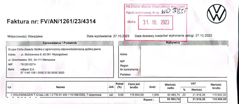 Volkswagen T-Cross 1.0 TSI Life DSG - 13