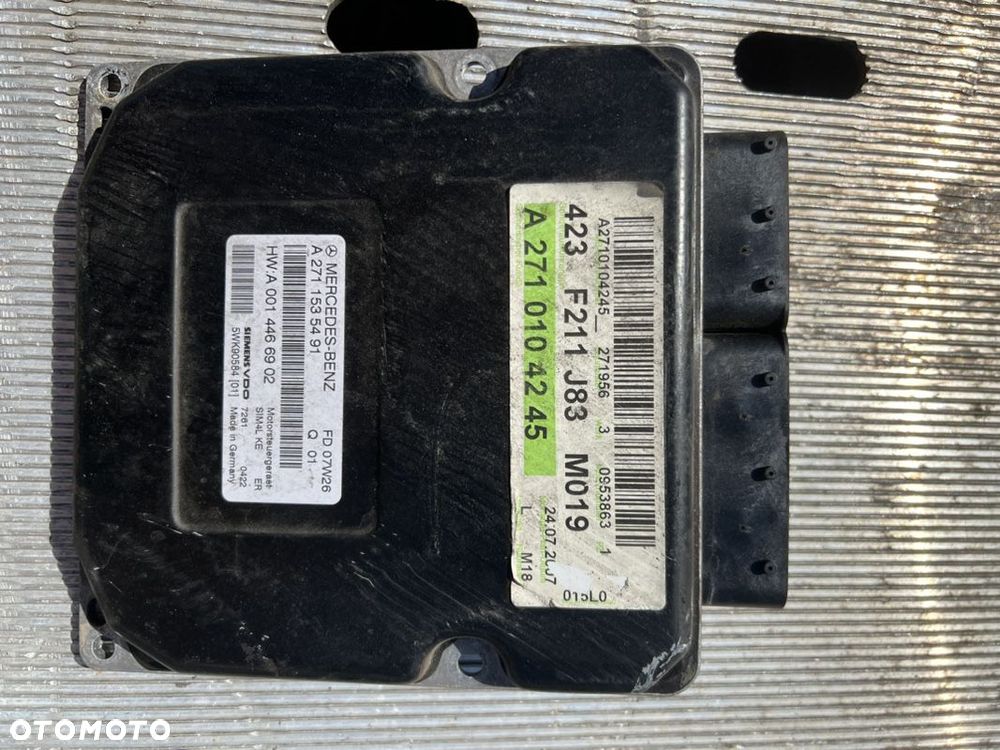 Mercedes w211 w 211 sterownik silników komputer a2710104245 - 1