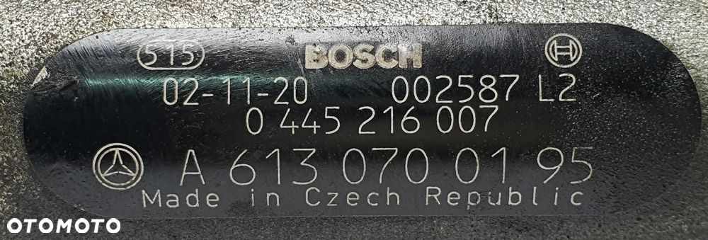 LISTWA WTRYSKOWA MERCEDES W220 3.2 CDI A6130700195 - 5