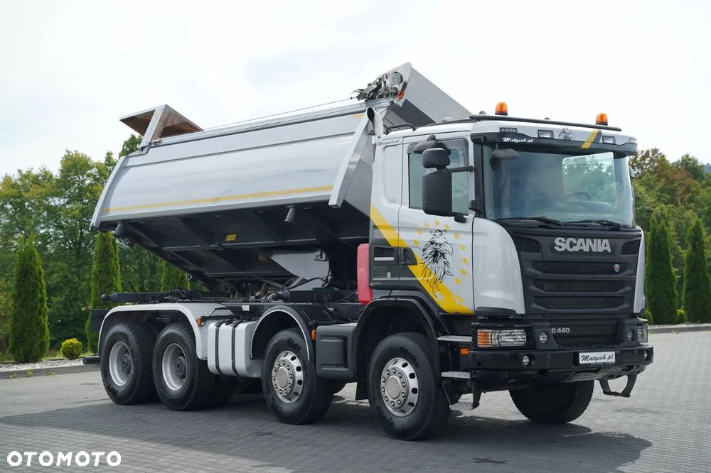 Scania G 440 / 8X4 / WYWROTKA 2 STRONNA / HYDROBURTA / HYDROKLAPA / BORDMATIC / PLANDEKA EUTOMATYCZNA / AUTOMAT - 11