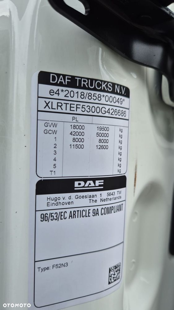 DAF DAF///XG///480///2022///STANDARD/// KAMERY///VIRTUAL COCPIT///FULL LED///ALUMINIOWE FELGI///ZABUDOWY MIĘDZYOSIOWE///PEDANTYCZNY STAN - 37