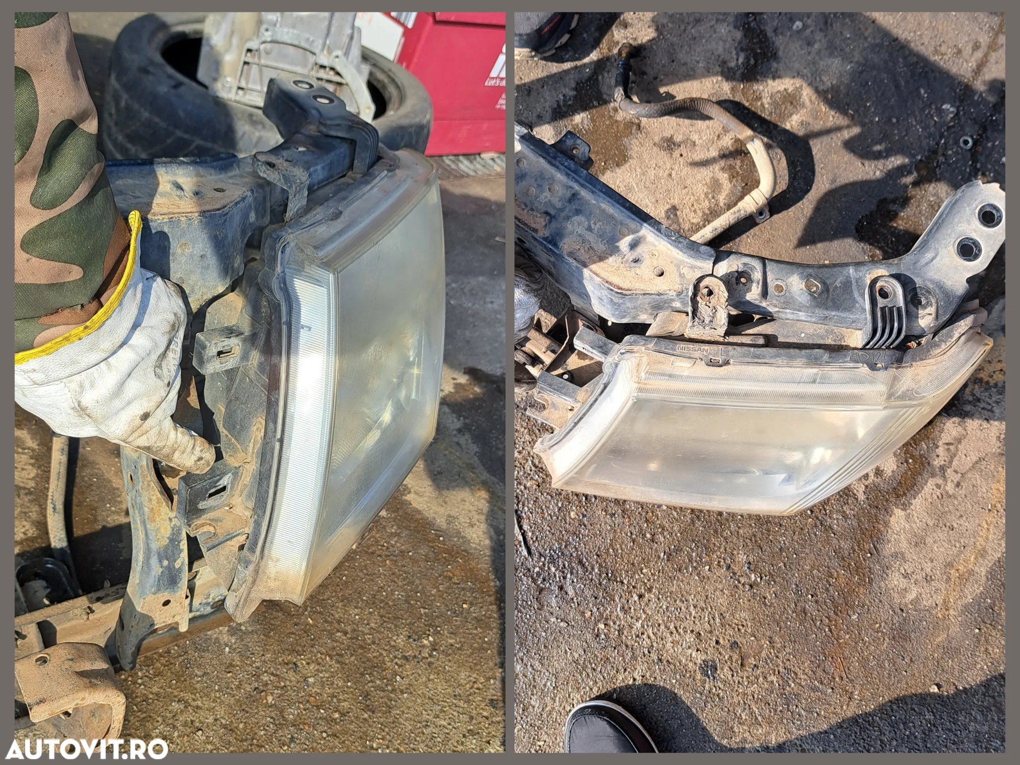 Trager armatura bara fata, Far stanga dreapta Nissan Navara D40 Pathfinder 2.5d 2005-2010 - 7
