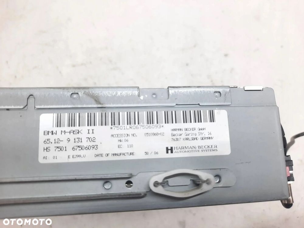 BMW X5 E70 RADIO RADIOODTWARZACZ M-ASK II 9131702 - 6