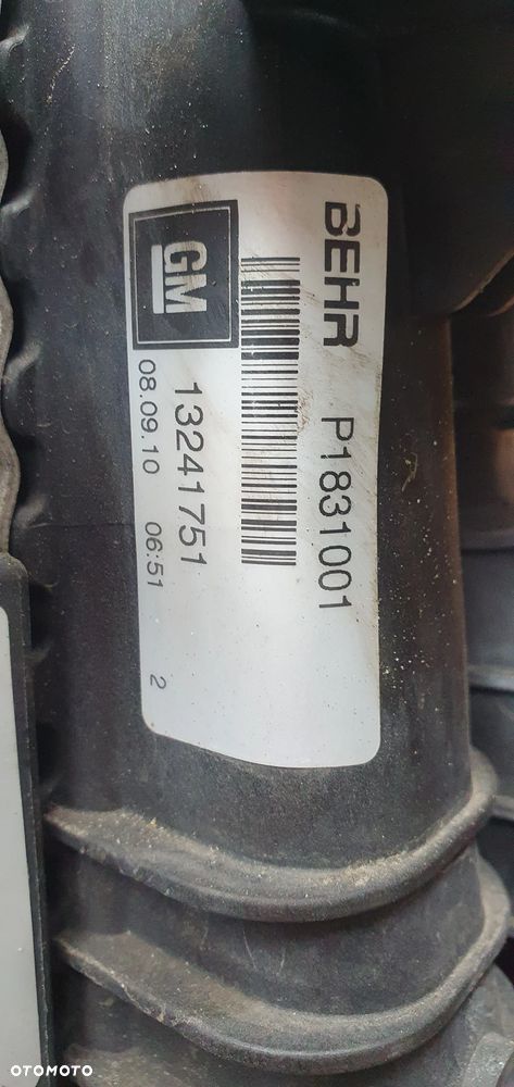 Pas przedni chłodnice wentylatory Opel Insignia A 2.0 CDTI 13223018 - 11