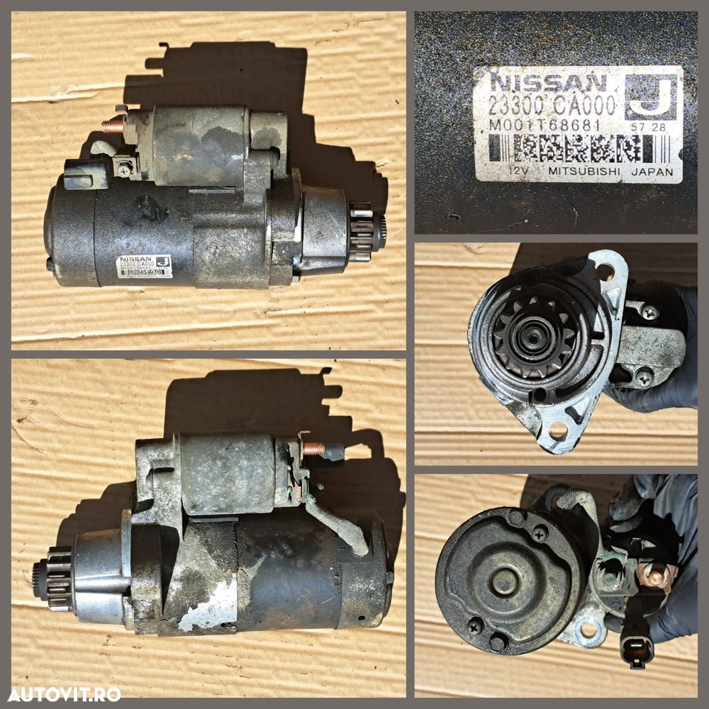 Nissan Murano 3.5i compresor ac clima aer conditionat electromotor alternator clapeta acceleratie pompa servodirectie rola intinzatoare rezonator aer debitmetru - 3