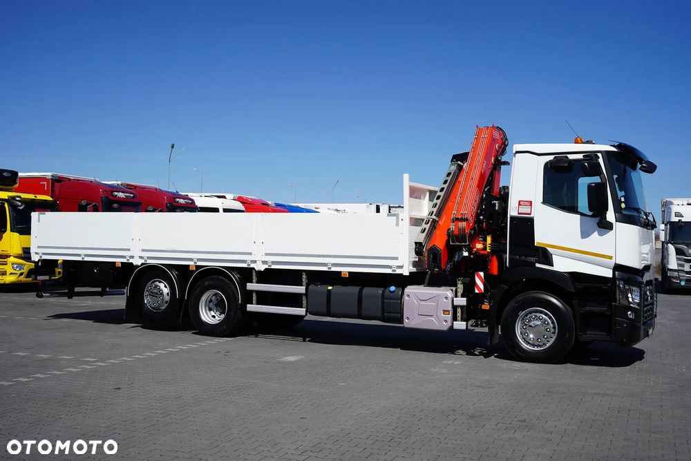 Renault C 430 / 6 X 2 / E 6 / SKRZYNIOWY + HDS / FASSI F 195 / ROTATOR / PILOT / DŁ. 8,05 M - 6