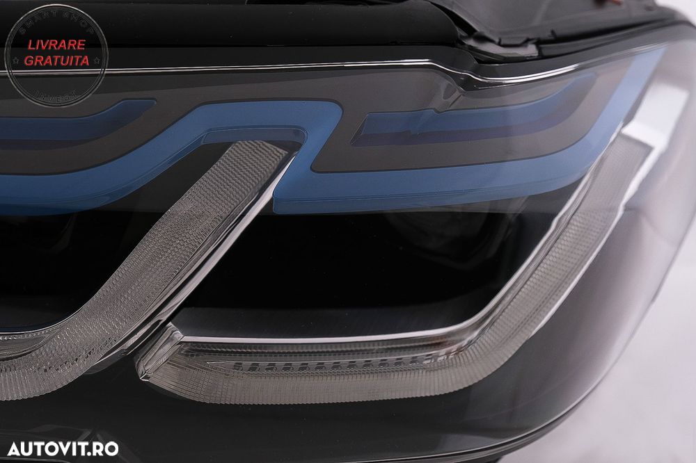 Faruri LED BMW Seria 5 G30 G31 Sedan Touring (2017-2019) LCI Design- livrare gratuita - 7