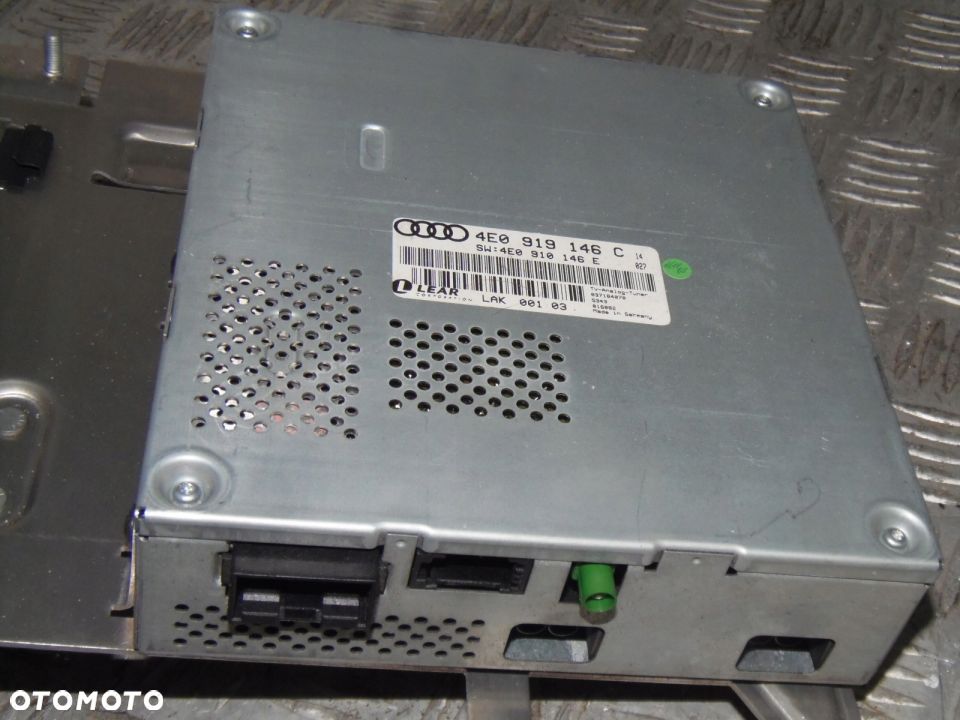 STEROWNIK MODUŁ TUNER TV 4E0919146C AUDI A8 D3 3.0 - 2