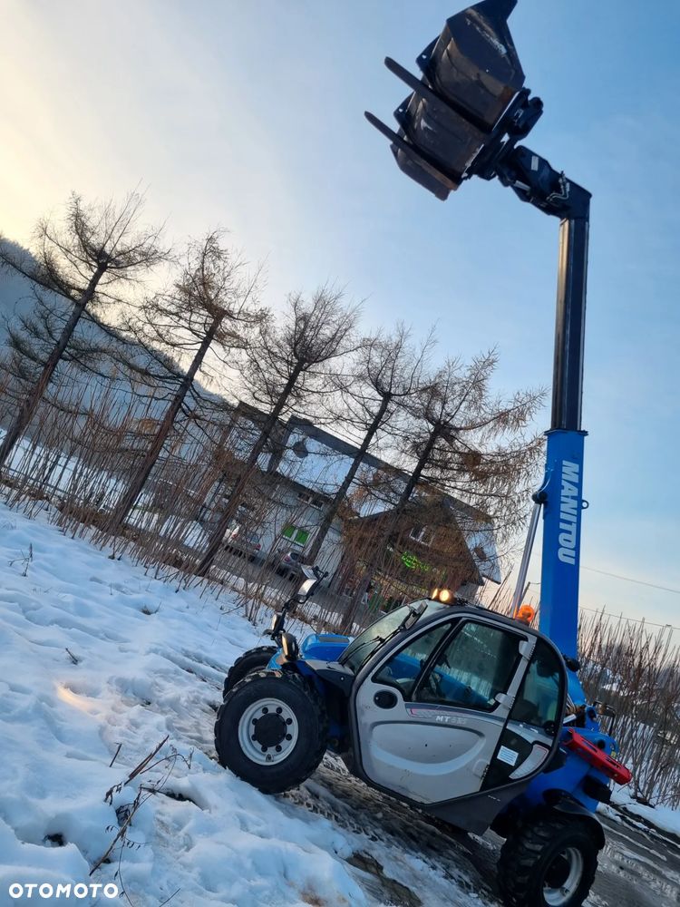 Manitou MT625 Ładowarka Teleskopowa 6 metrów Udzwig 2,5t Jak Nowa z Salonu Import Norwegia 2015r przebieg tylko 2200h Łyżka i widły! Silnik Kubota 4cylindry. Mocny 80 Km. ZERO ZUŻYCIA ORYGINAŁ Bez luzów i wycieków. BEZ DPF. Mocniejszy silnik od modelu 625 EASY!! - 1