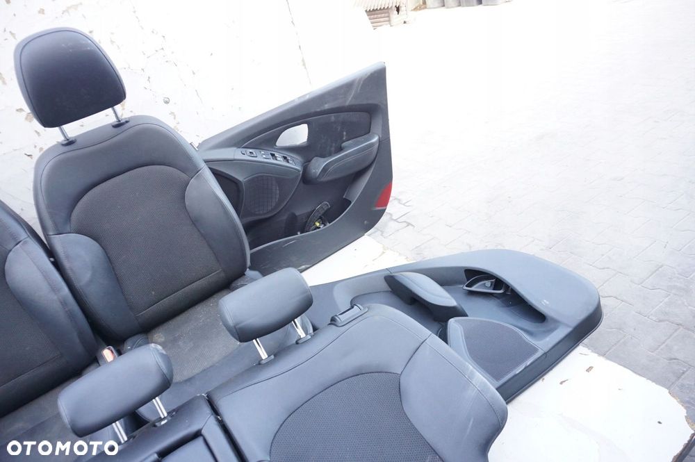 FOTELE SIEDZENIA GRZANE PRZÓD  TYŁ PÓŁ SKÓRA HYUNDAI IX35 I - 4