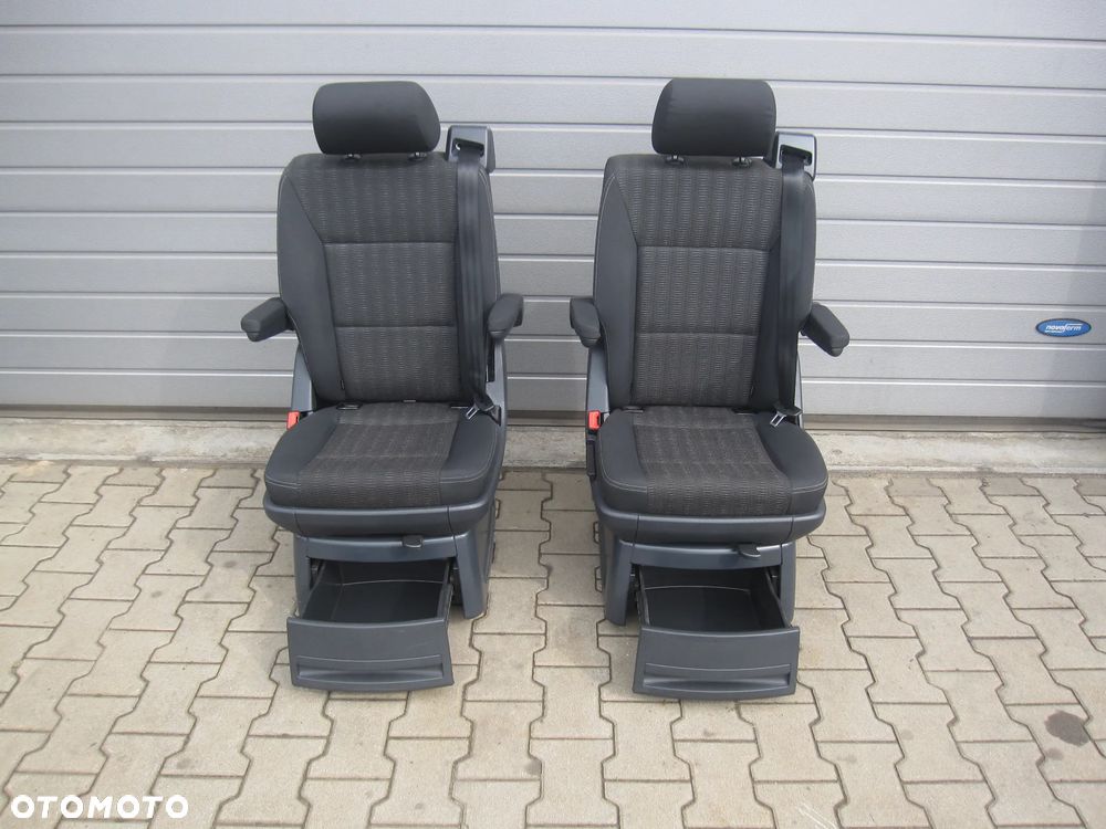 Vw T6 multivan fotel obrotowy koziołek 2 3 rząd - 2