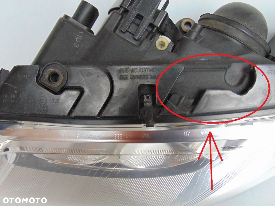 Lampa przednia przód lewa 3B0941015AK VW Volkswagen Passat B5 FL lift 00-05r Europa - 6
