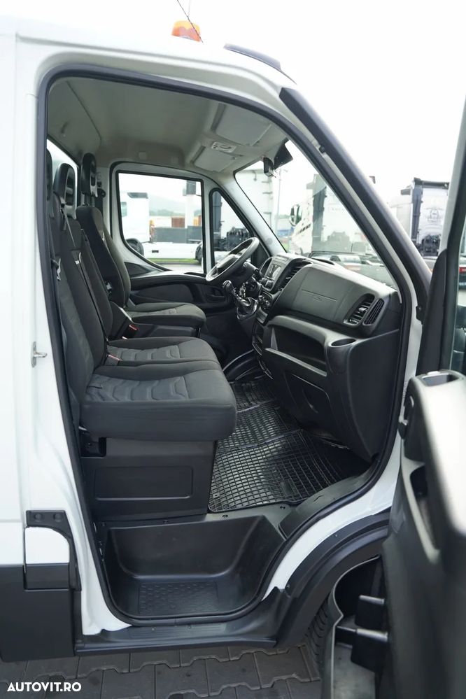 Iveco DAILY 35-140 / BASCULATOR DIN OȚEL + HDS HMF HYFA / CAPACITATE MAXIMĂ DE RIDICARE 430 KG / EXTENSIE MAXIMĂ 2 M / DUBLU / EURO 6 - 36