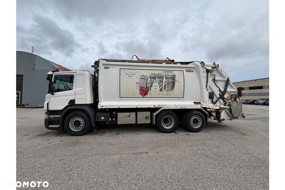 Scania P410 6x2*4 + Kaoussis CRV2000 20 m3 + CRANE ECO 806 - 9