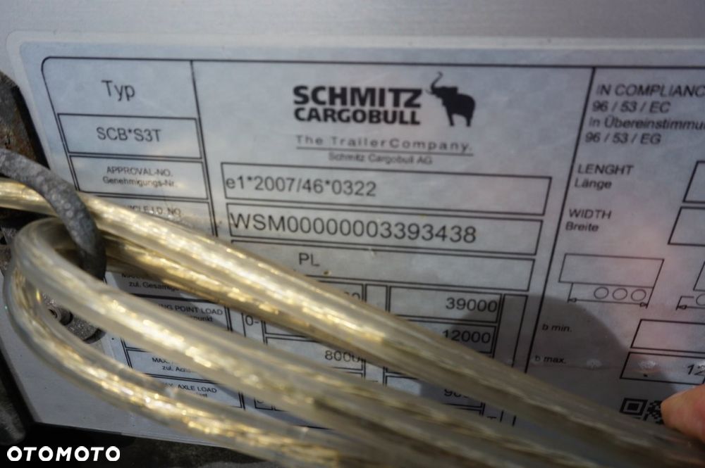 Schmitz Cargobull FIRANA VARIOS 385/55 R 22,5 OŚ PODNOSZONA * 2022 * - 18