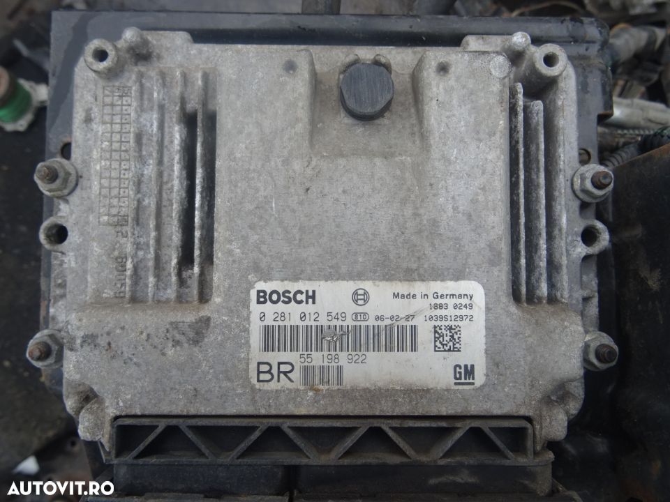 Vand Calculator Motor Opel Zafira 1.9 CDTI 120CP Z19DT din 2007 cod: 0281012549 - 1