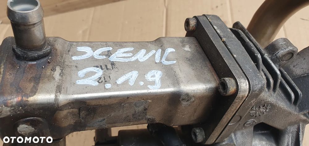 Chłodniczka spalin zawór EGR Renault Scenic 2 1.9 DCI 8200171191D - 10