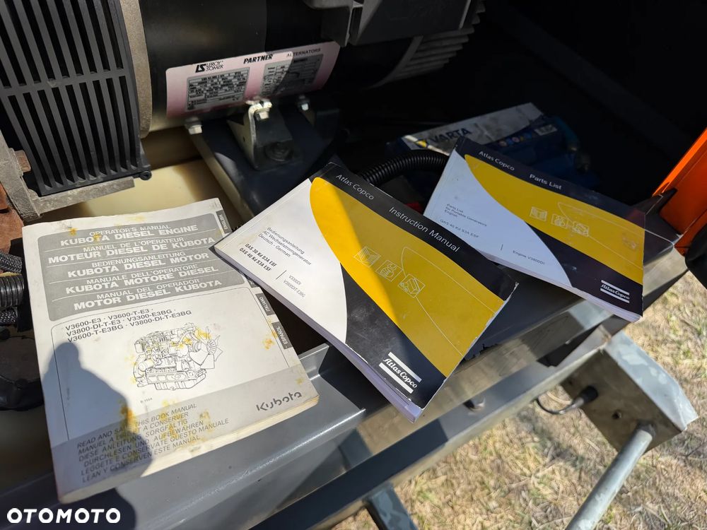 Atlas Copco QAS 40 KW Agregat prądotwórczy Przyczepa do rejestracji. inwerterowy wyciszony! 2014r. JAK NOWY z Norwegii. 5000mtg.Mocny silnik Turbo Kubota 4 cylindry 100km! Dekra aktualna. Opony zero zużycia. Zadbany Agregat. Odpala na Dotyk. Bogata Wersja! Prądnica Najlepsza PARTNER LEROY SOMER. - 20