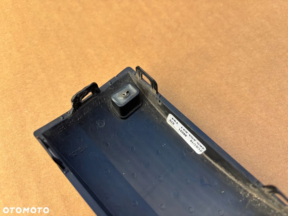 Oryginalna Zaślepka Osłona Radaru ACC Audi A6 C8 A7 A8 4K 4K0 4K0853631 Podgrzewana Czarna Przednia Grilla Atrapy Zderzak - 7