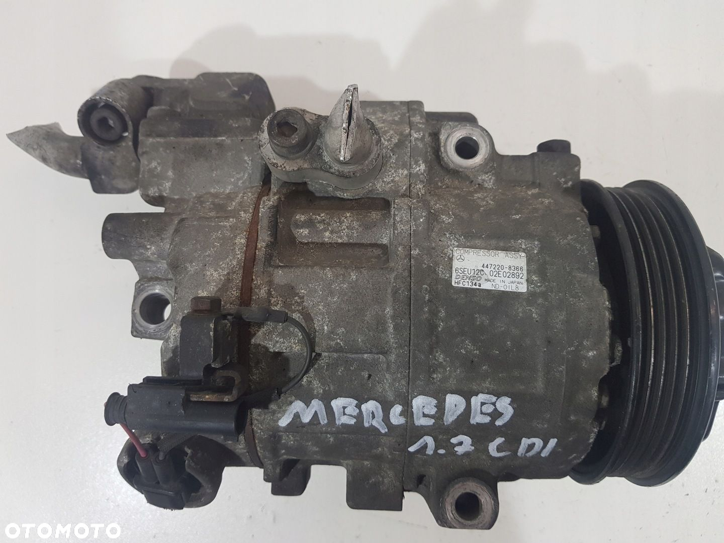 SPRĘŻARKA KLIMY MERCEDES W168 1.7CDI 447220-8366 - 4