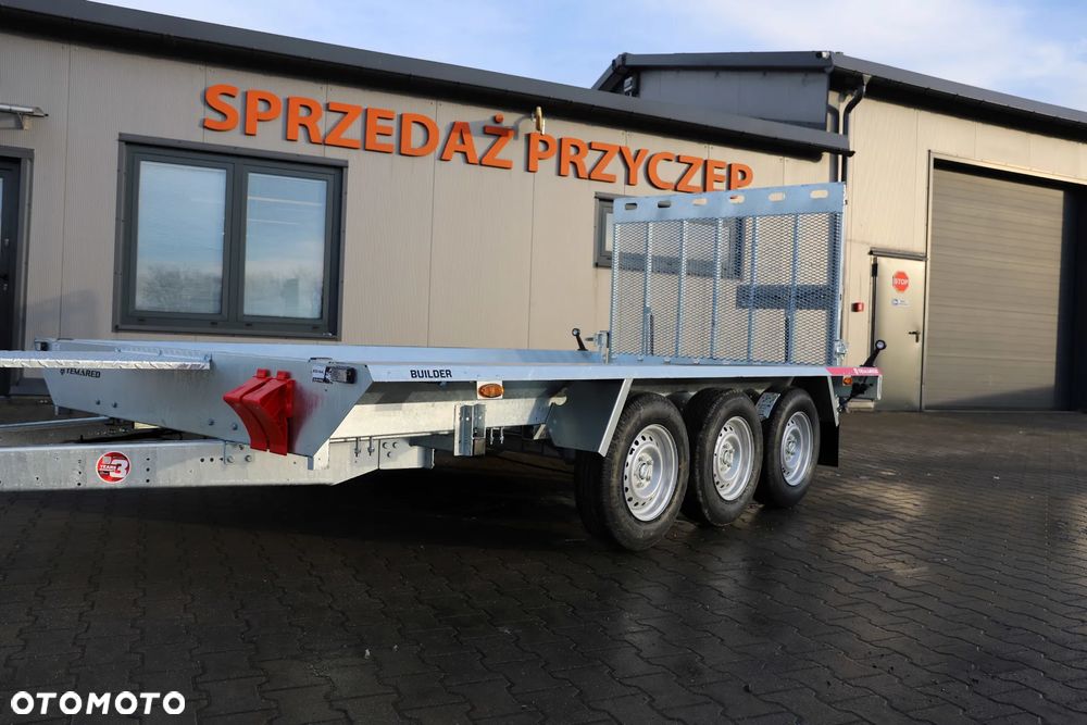TEMARED /MARTZ BUILDER 3 4018/3 S 3,5T ,Koła 14C, 400x180x30 do przewozu sprzętu budowlanego, TRAP, DMC 3500kg, 3 osie, - 11