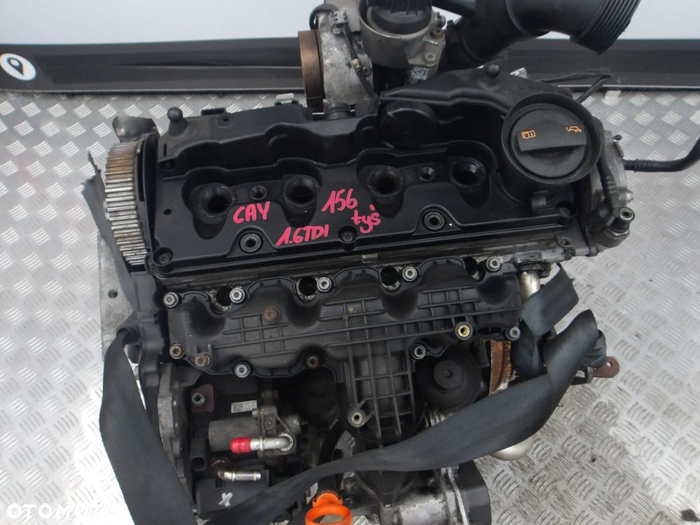 SILNIK KOMPLETNY VW GOLF OCTAVIA 1.6 TDI CAY 156 TYS - 2