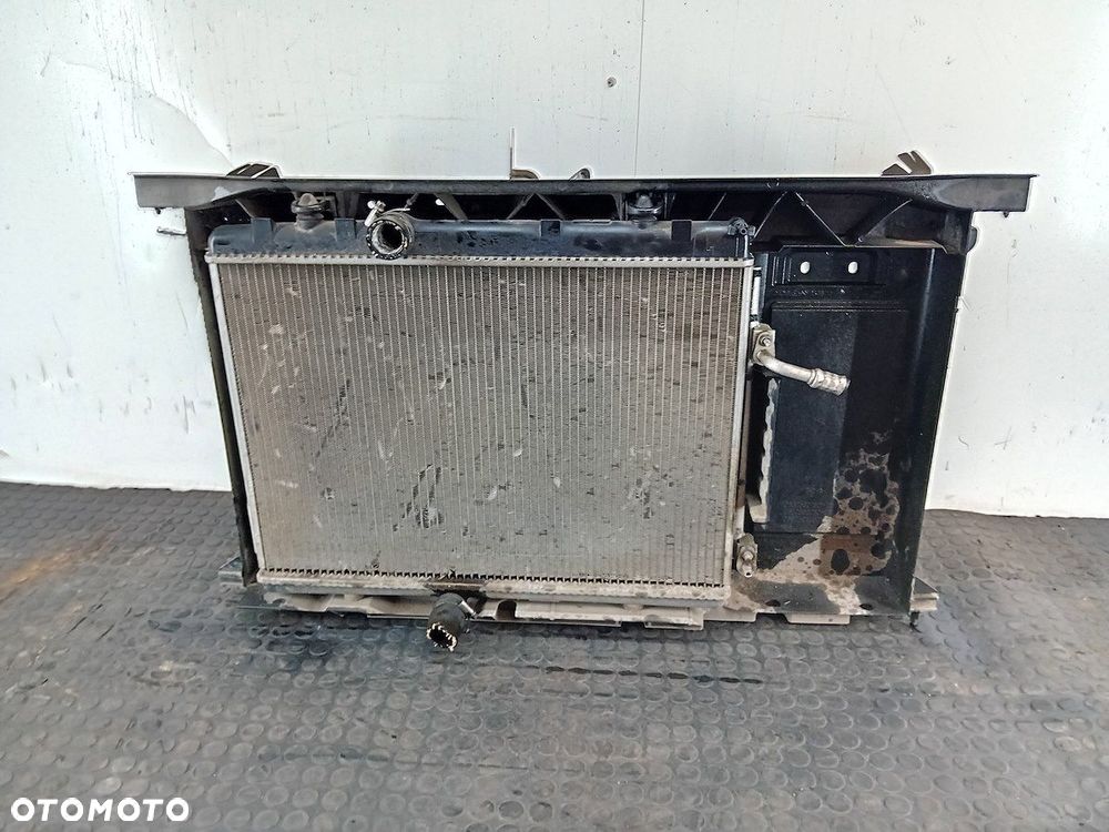 ZESTAW CHŁODNIC WODA KLIMA WENTYLATOR PEUGEOT 308 I 9680590180  9680590080 - 1