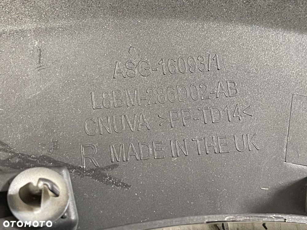 ORYGINALNY NOWY KOMPLET LISTWY BŁOTNIKA LAND ROVER DEFENDER IV 4 19-25 L663 PRAWA LEWA PRZÓD TYŁ - 15