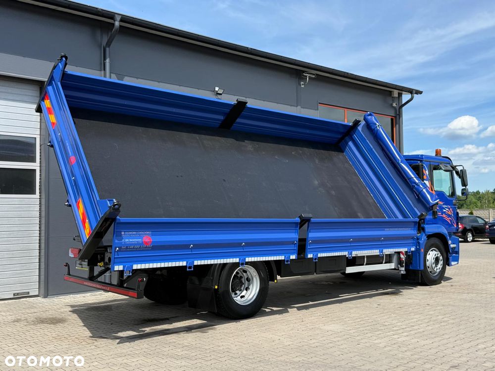 MAN MAN TGM TGL TGS 18.250 // Klimatyzacja / Kiper 6,55 m !!  // wywrotka 3-S + HDS HMF 1420 - K2 // budowlanka // energetyka //żuraw dzwig kran crane // Świeżo sprowadzony!! - 16