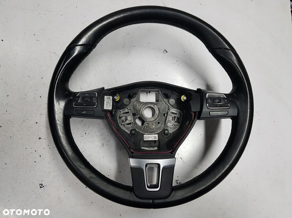 VW GOLF VI 08-13r PASSAT B7 KIEROWNICA SKÓRZANA 1Q0419091AP - 1