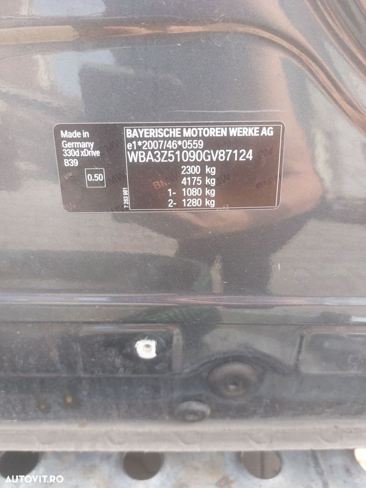 Aripa stanga spate, cod culoare B39, BMW F34 GT-2015 - 4